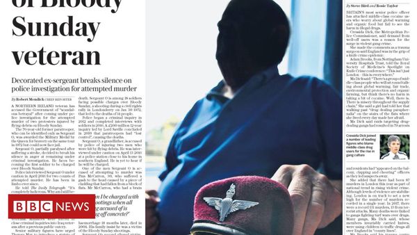Newspaper headlines: 'Palace crisis' and a government 'betrayal