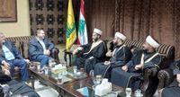 حزب الله بحث مع وفد علمائي
فلسطيني أوضاع المخيّمات