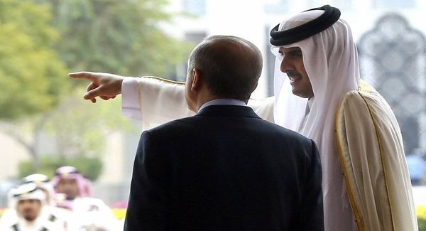 تفاصيل لقاء أردوغان وأمير قطر في الديوان الأميري...