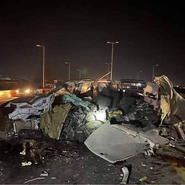 بالفيديو والصور - حادث سير مروع على طريق تعلبايا يودي بحياة زوجين!