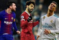 صلاح يتفوق على ميسي ورونالدو!