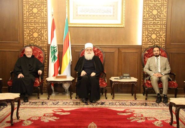 أبي المنى يستقبل وفدَي “الشيعي الأعلى” و“الأخوّة الإنسانية”