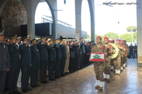 الجيش يشيّع شهيديه العميد صبره والجندي غزال