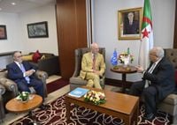 وزير الخارجية الجزائري يستقبل مبعوث الامين العام للامم المتحدة الى الصحراء الغربية