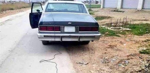 في لبنان..ربطوا الكلب وجرّوه بالسيارة..(صورة)