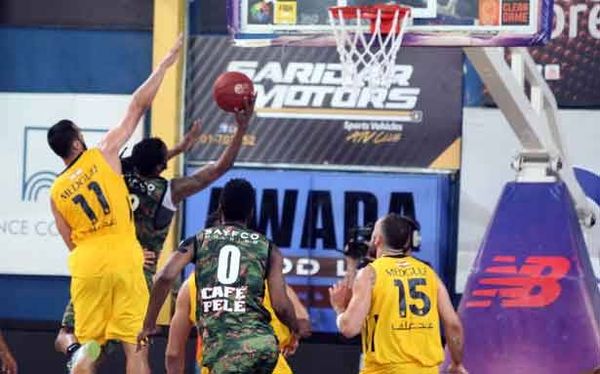 بطولة لبنان في كرة السلة :
الهومنتمن يتعملق ويسقط الرياضي (86-72)