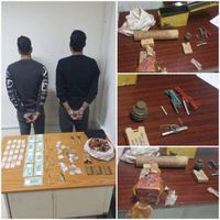 مروجي مخدرات بحوزتهم كمية من المتفجرات.. وهذا مصيرهم