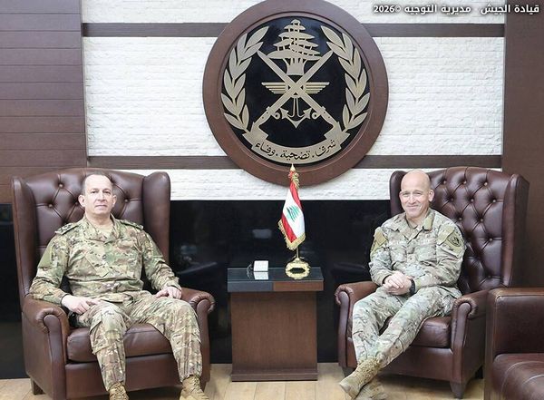 قائد الجيش التقى مسؤولاً
 في القيادة المركزيّة الأميركيّة