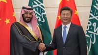 بن سلمان يعرب للرئيس الصيني عن تقدير بلاده لمبادرة الاتفاق السعودي الإيراني
