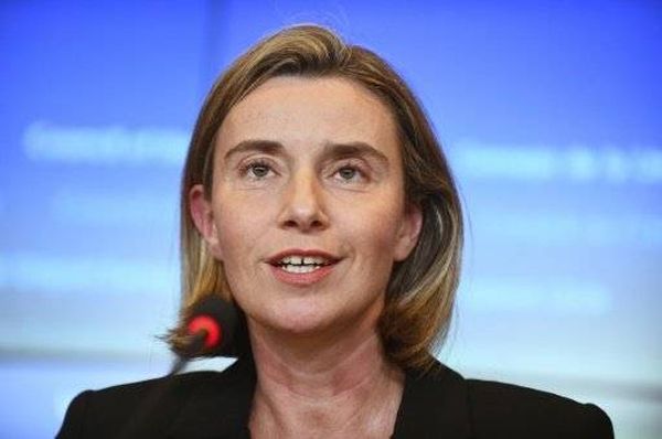موغيريني تطلب ان تراقب القوة البحرية الاوروبية الحظر على نقل الاسلحة الى ليبيا