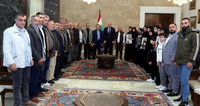 عون: تصريحات براك مرفوضة... هناك أصوات لبنانيّة بأميركا تحرّض على عدم مساعدة الجيش
جاهزون لترسيم الحدود مع سوريا ومزارع شبعا سنتركها للأخير... وعودة الأسرى أولويّة