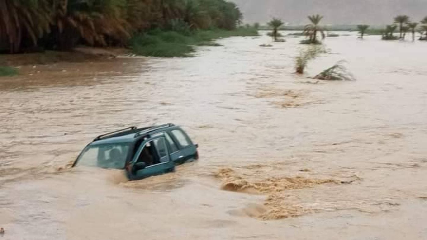 بالفيديو- سيول جارفة في السعودية