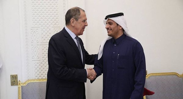 لافروف ونظيره القطري يبحثان الوضع في الشرق الأوسط وشمال أفريقيا