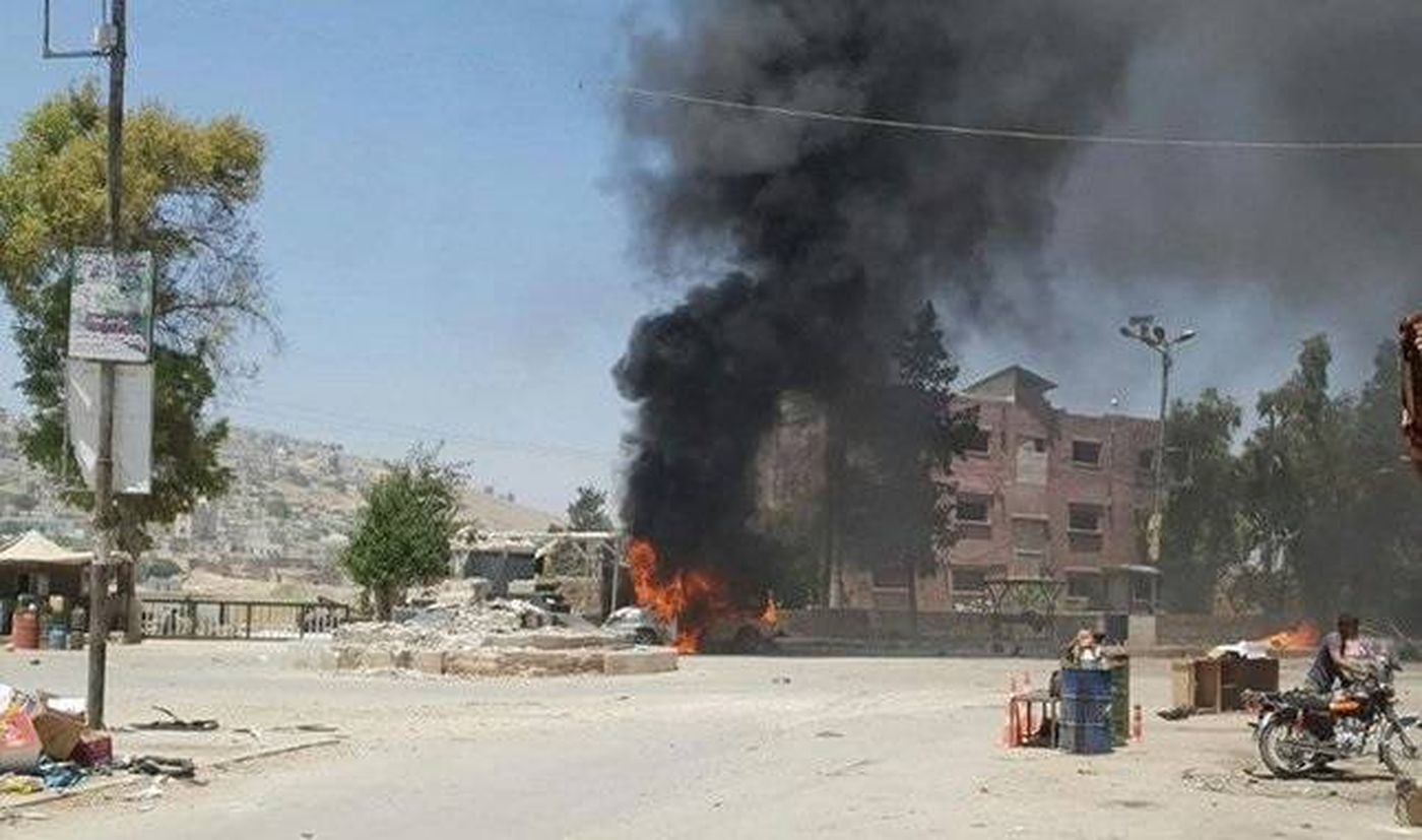 جريحان بانفجار عبوة ناسفة في دمشق