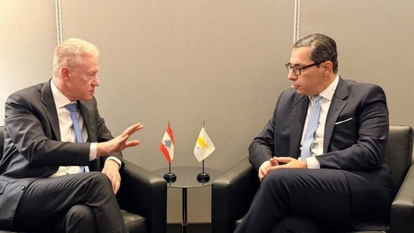رجي يبحث مع نظيريه الألماني والقبرصي مرحلة ما بعد اليونيفيل
