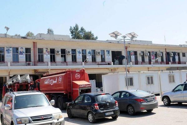 وفد بولندي في مركز قيادة فوج إطفاء بيروت