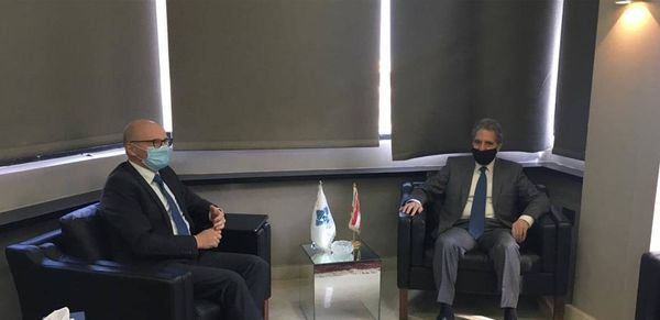 وزني بحث مع السفير الألماني في دعم بلاده للبنان