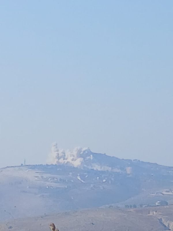 الجيش الإسرائيلي نفّذ تفجيراً كبيراً في محيط بلدة أرنون
