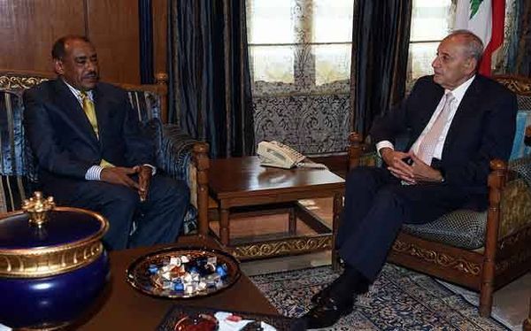 استقبل قزي والسفير السوداني في لبنان
برّي دعا للمُشاركة بمهرجان الصدر :
لاستكمال التحرير ولبناء استقرار لبنان