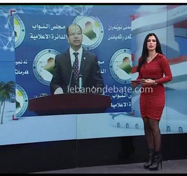 فيديو: مذيعة لبنانية تفقد الوعي وتسقط أرضاً على الهواء
